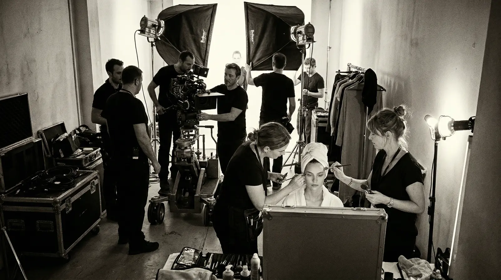 竞博app 幕后故事 时尚大片拍摄现场